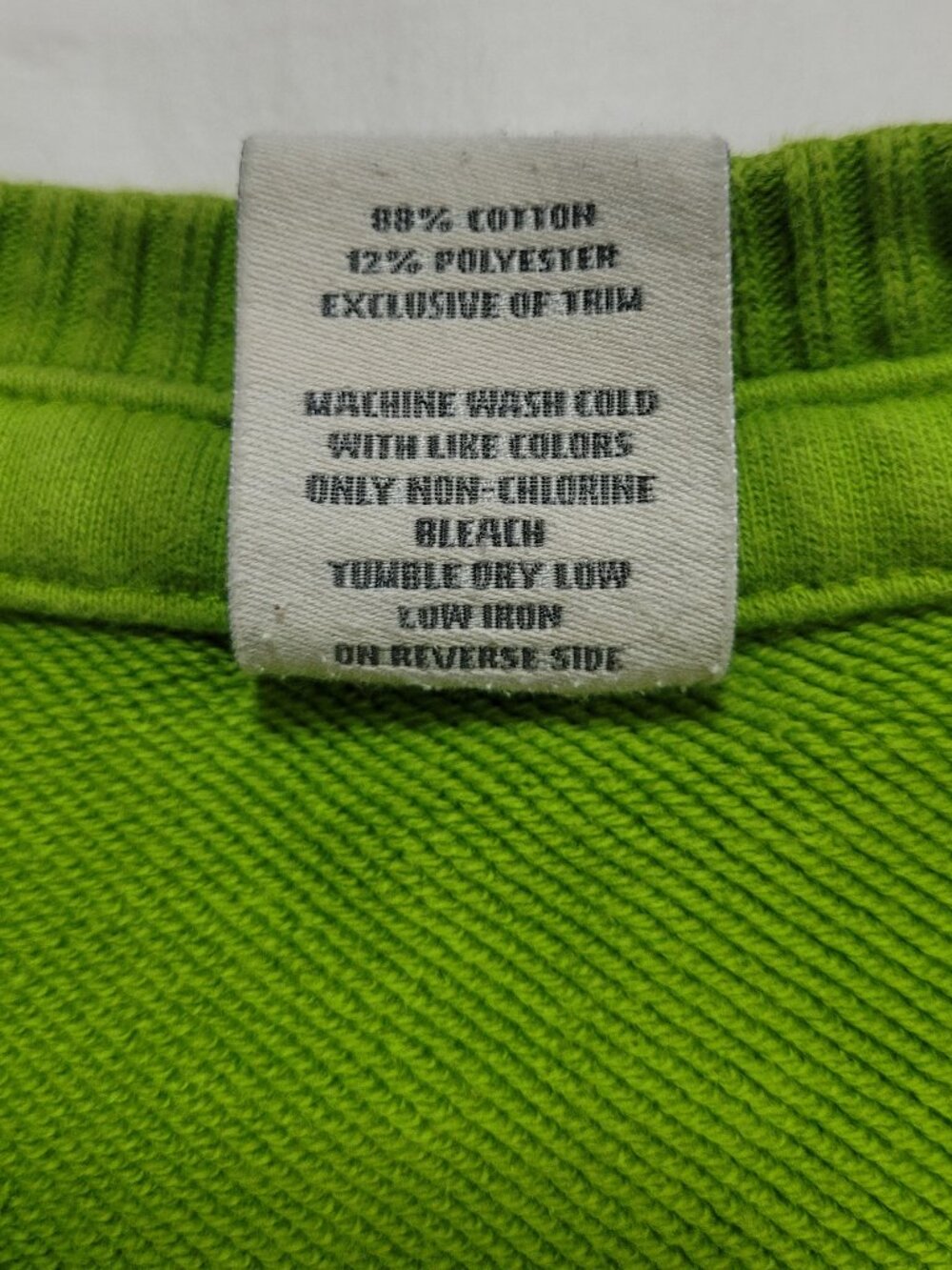 Abercrombie & Fitch Lime Green New York 92 Graphic Sweatshirt Medium Streetwear - Picture 5 of 9